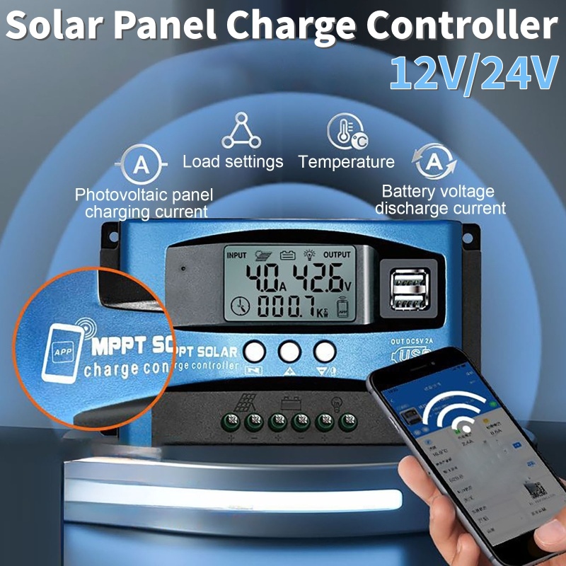 Drone Solar Charger - 40A/100A Solar Panel Charge Controller APP