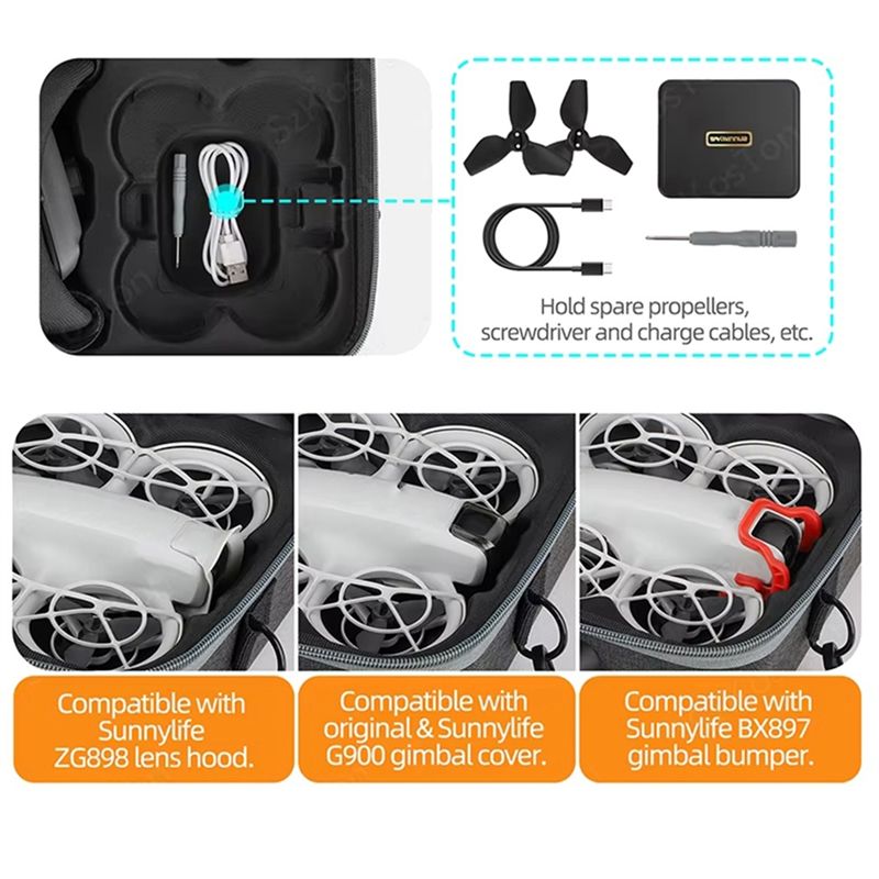 Sunnylife Waterproof Bag For D - Drone Carrying Case avis et prix