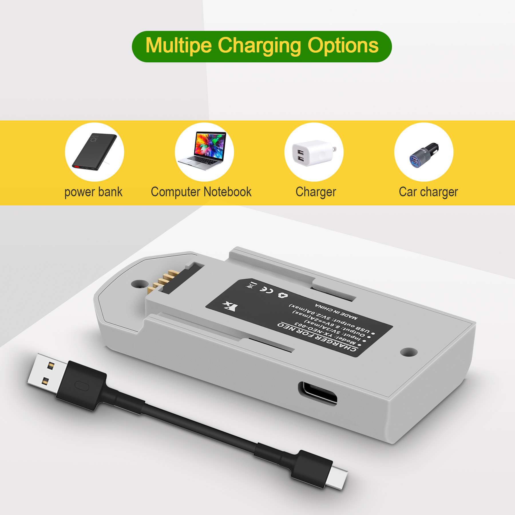 Bidirectional USB Battery Char - Drone Power Bank avis et prix