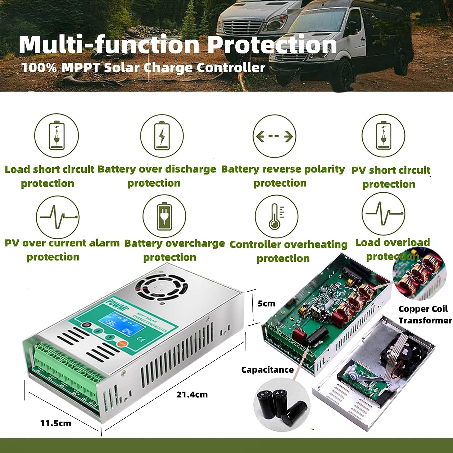 PowMr MPPT 60A Solar Charge Co - Drone Solar Charger avis et prix