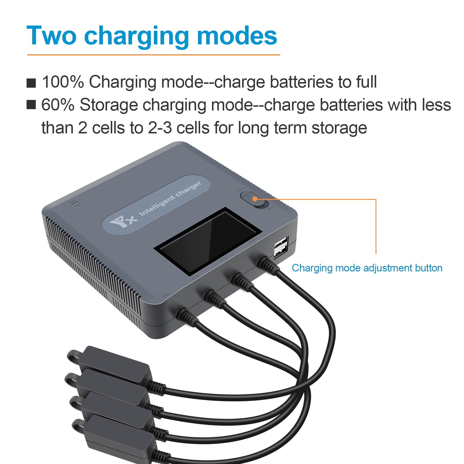 6 in 1 Digital display Battery - Drone Charging Hub avis et prix