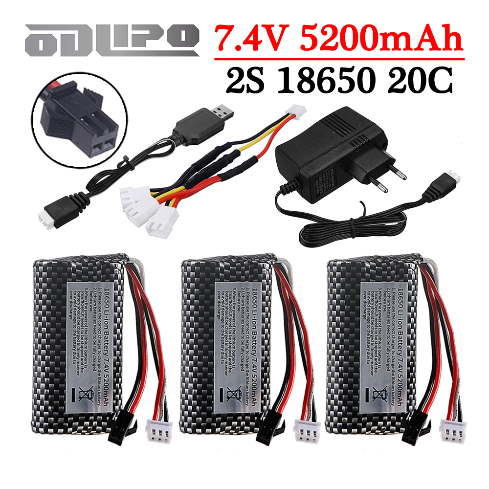 18650 7.4V 5200mAh Li-ion batt - Drone Battery Charger avis et prix