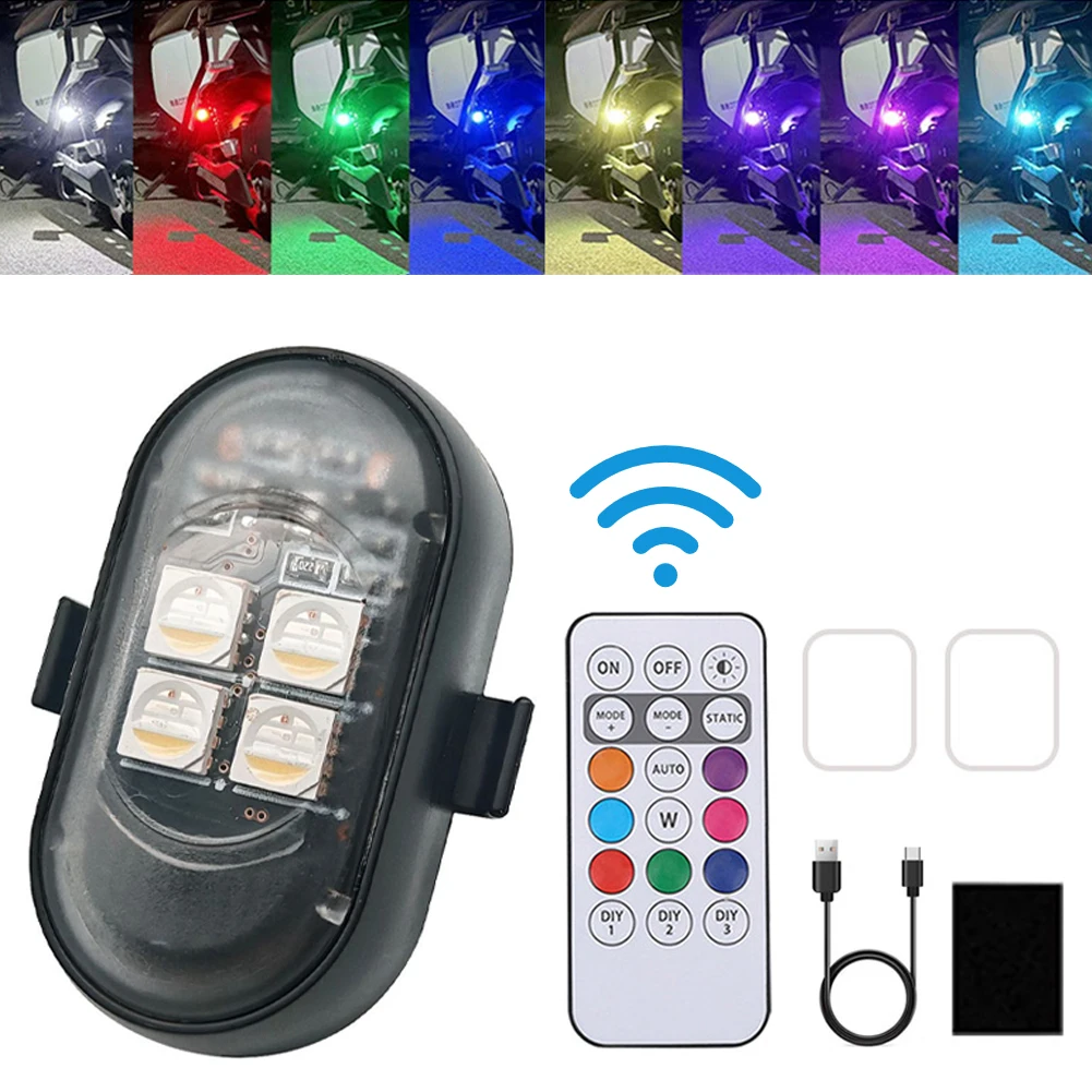 1-8PCS USB Rechargeable Waterp - Drone Strobe Light avis et prix