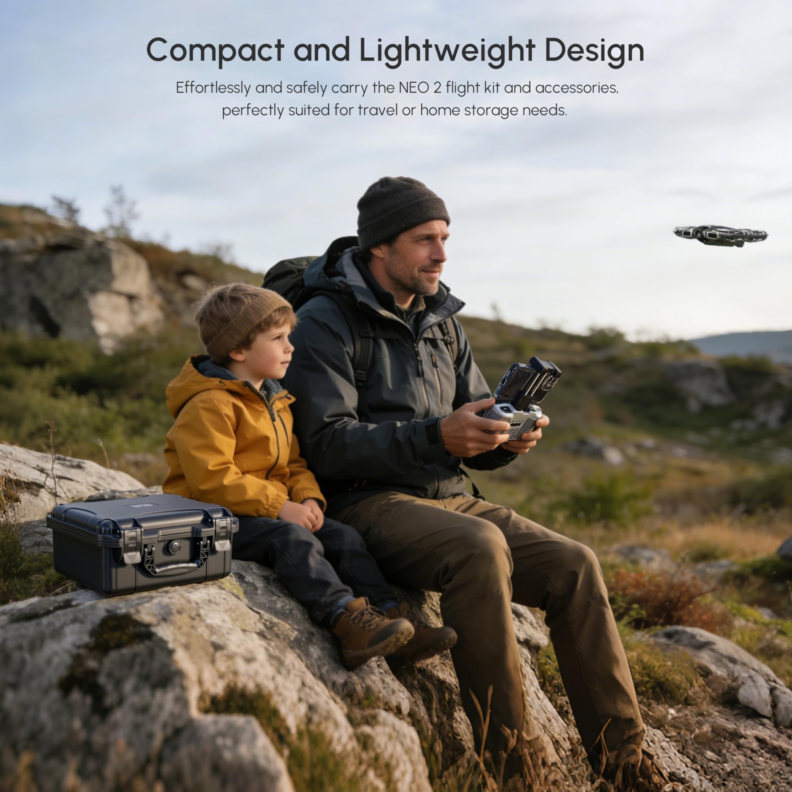 NEO 2 Case,Waterproof Hard Car - Drone Joystick Cover avis et prix