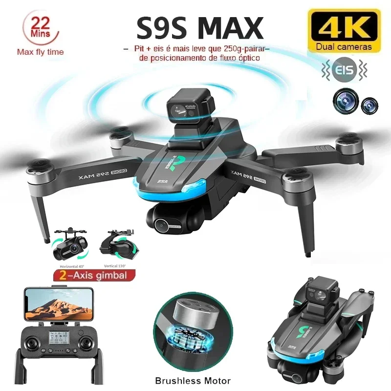 NEW S9S MAX MINI Drone 4K 2-Ax - Drone Controller Screen avis et prix