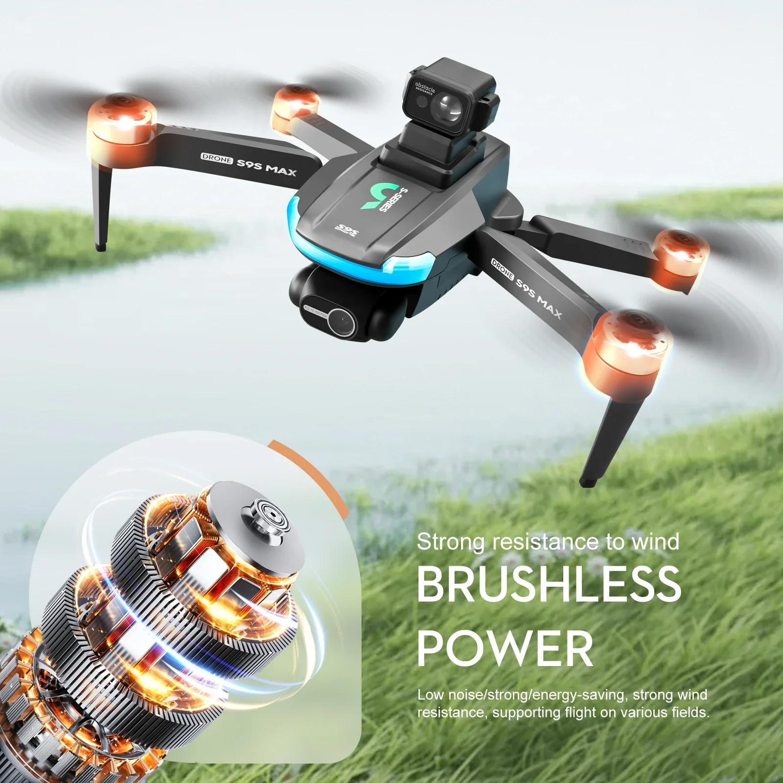 NEW S9S MAX MINI Drone 4K 2-Ax - Drone Controller Screen avis et prix