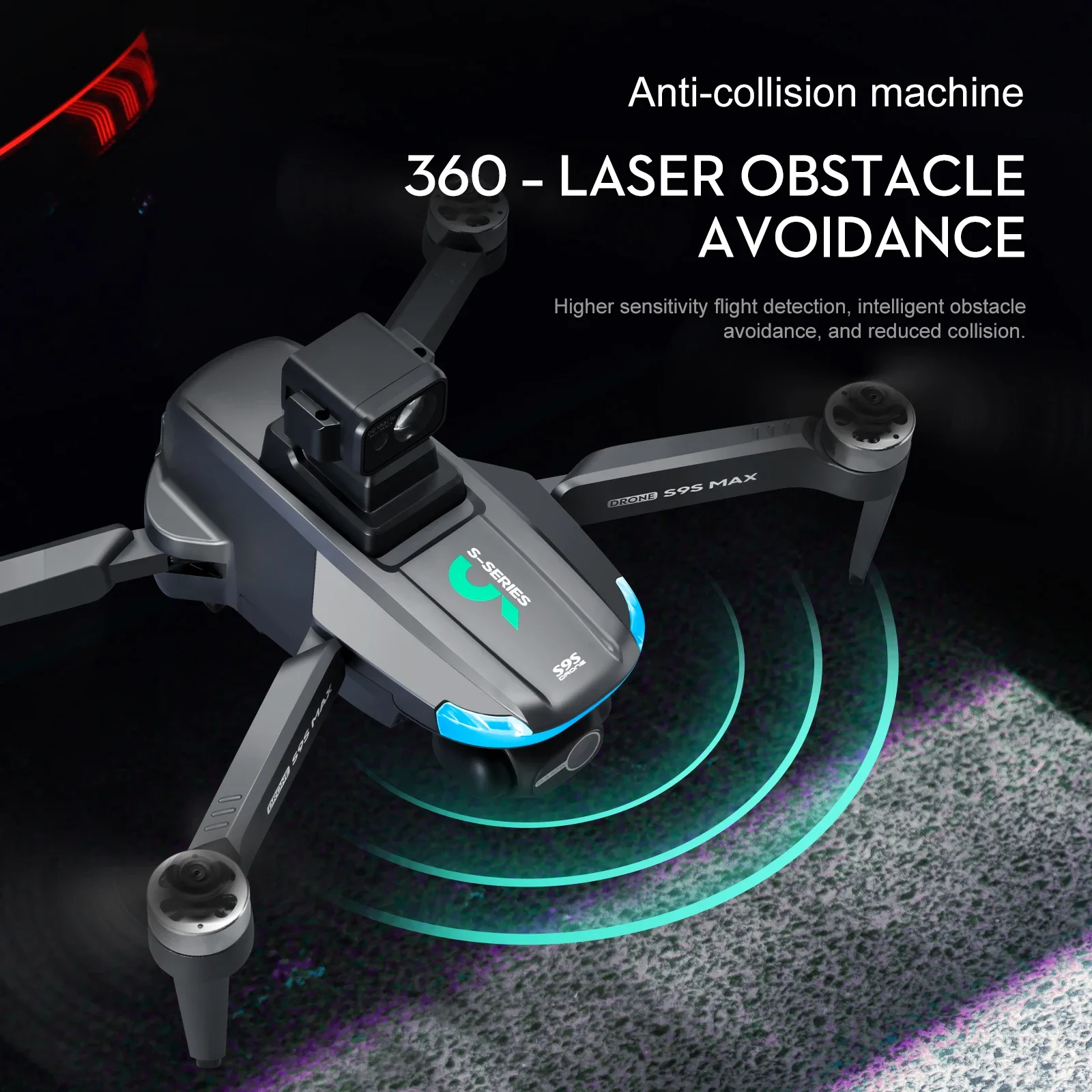 NEW S9S MAX MINI Drone 4K 2-Ax - Drone Controller Screen avis et prix