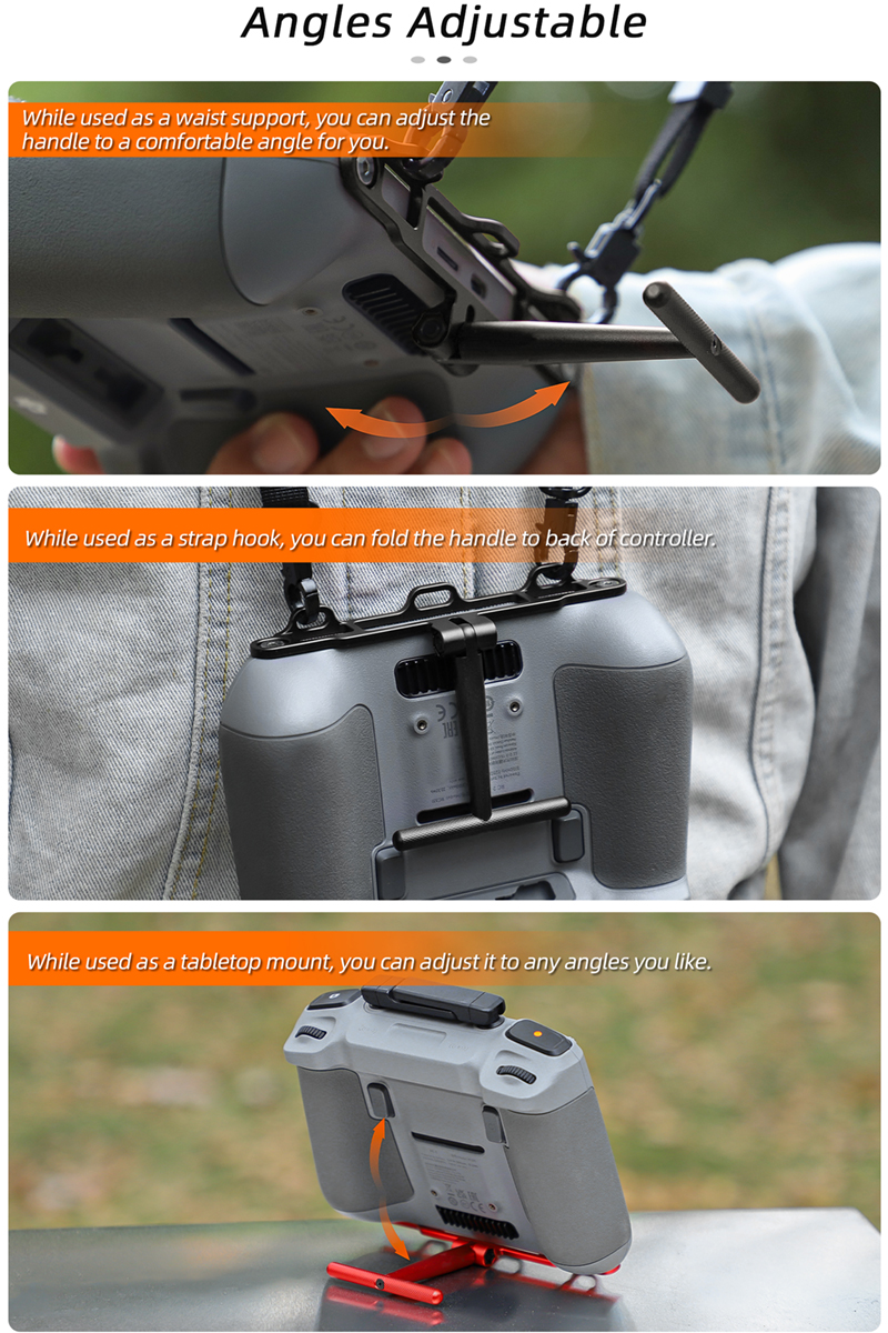 2in1 Handle Stand Bracket Neck - Drone Remote Controller Lanyard avis et prix