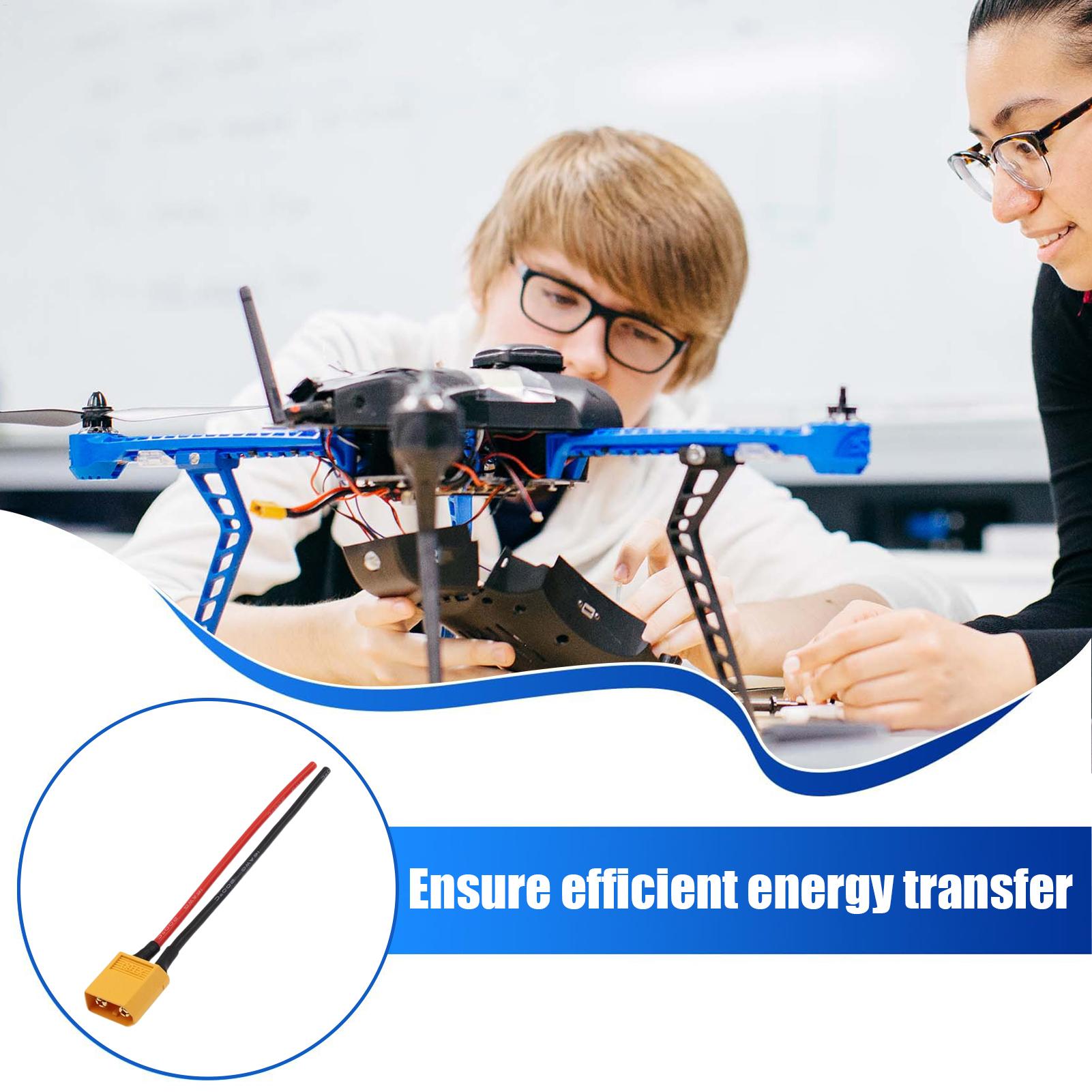 XT60 Male/Female Extension Cab - Drone Battery Adapter avis et prix
