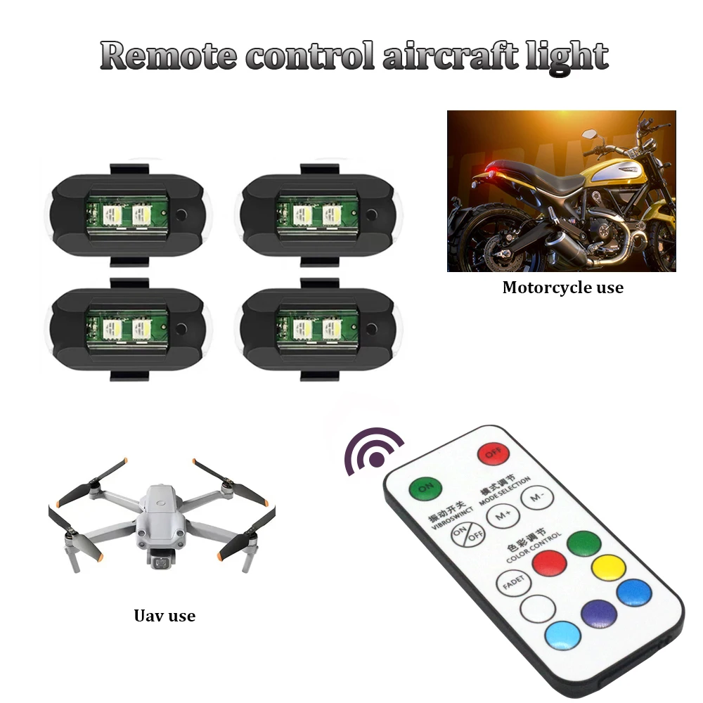 1Pcs Remote LED RGB Anti-colli - Drone Strobe Light avis et prix