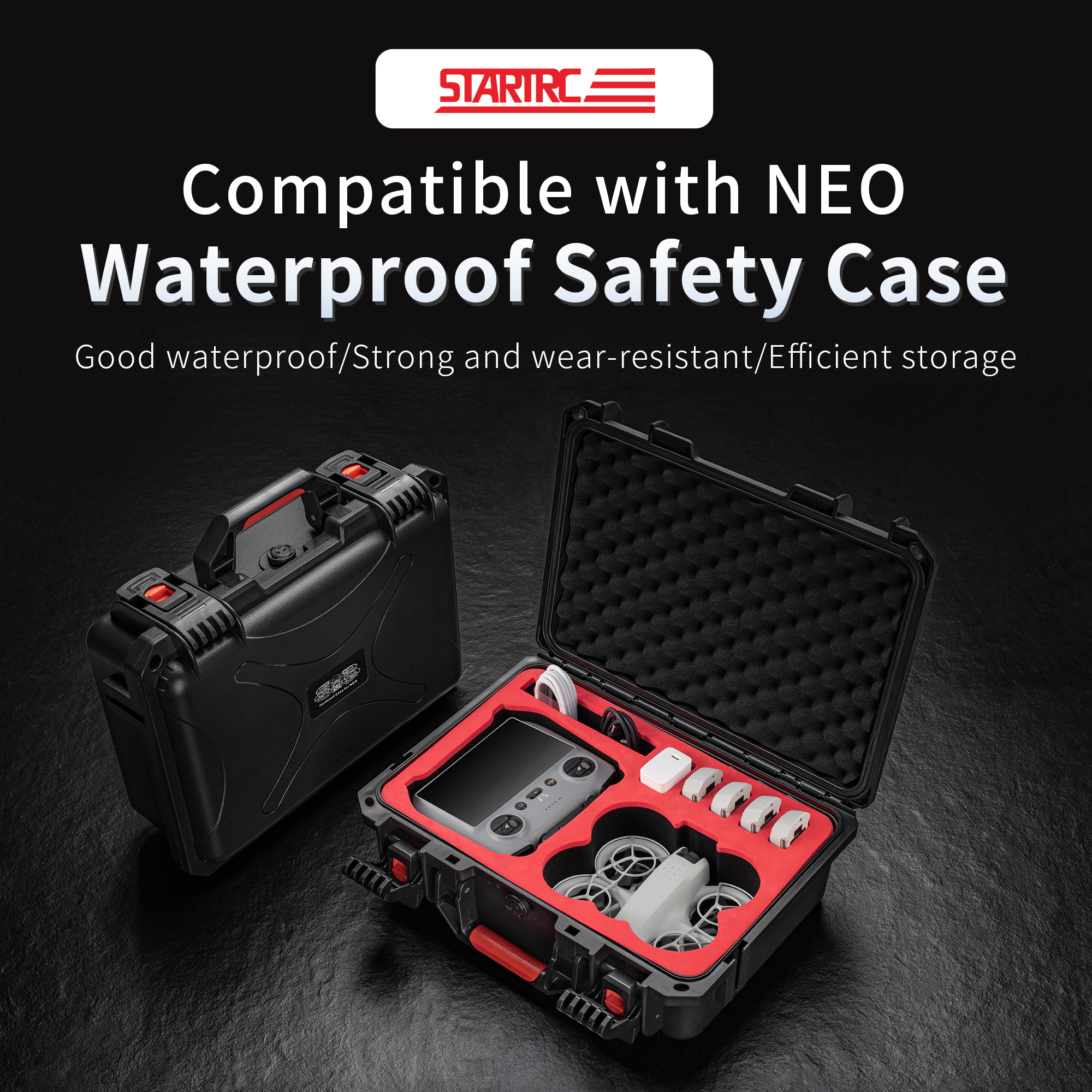 Portable Hard Waterproof Case  - Drone Charging Hub avis et prix