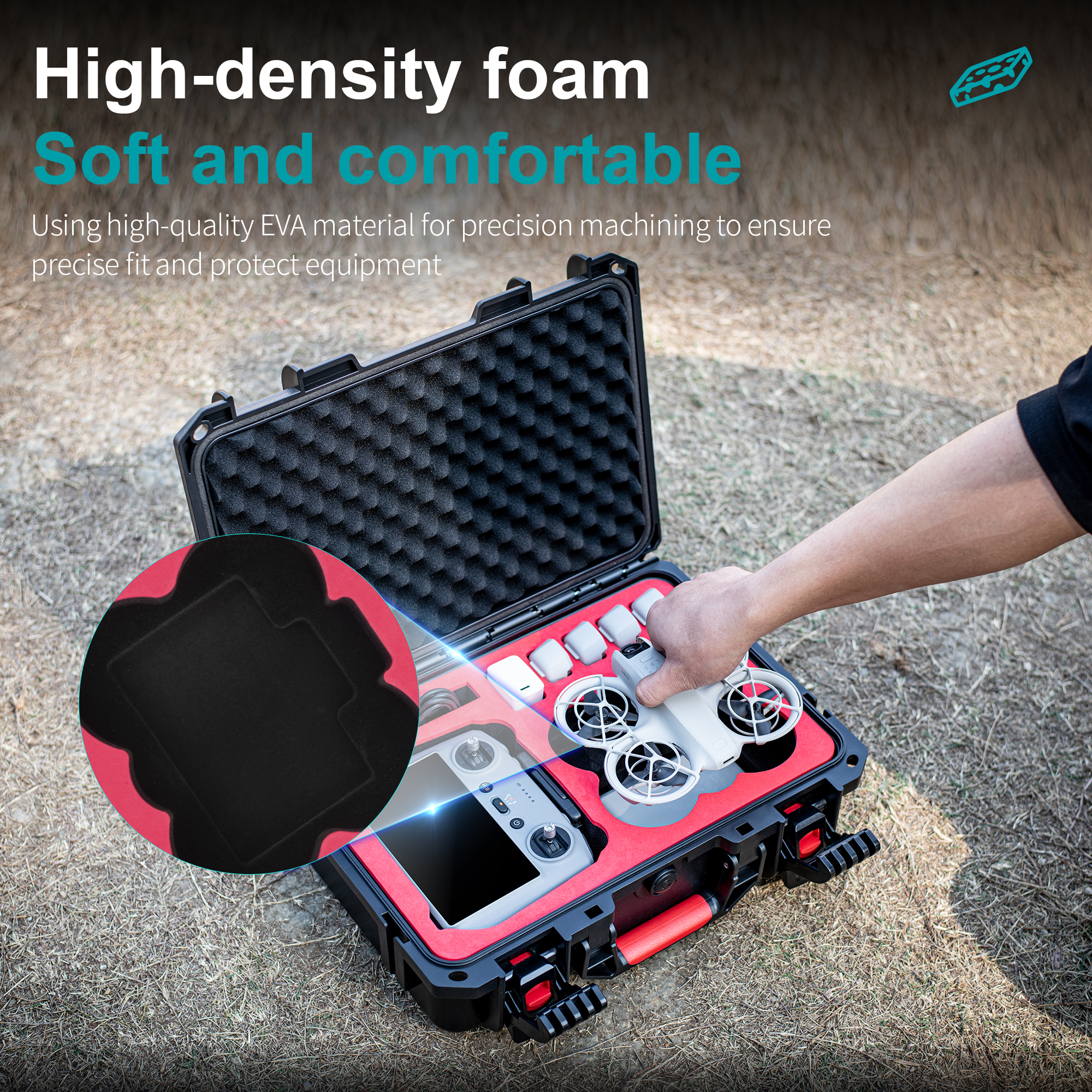 Portable Hard Waterproof Case  - Drone Charging Hub avis et prix
