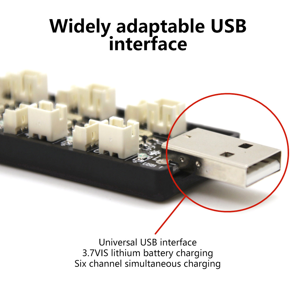 6-Channel 1S LiPo Battery Char - Drone Battery Adapter avis et prix