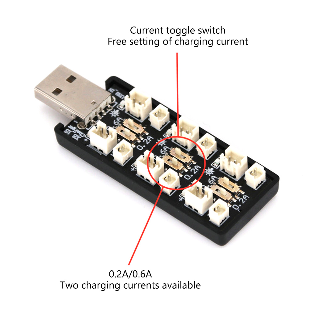 6-Channel 1S LiPo Battery Char - Drone Battery Adapter avis et prix