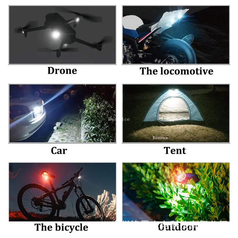 1/2Pcs Wireless LED Strobe Lig - Drone Strobe Light avis et prix