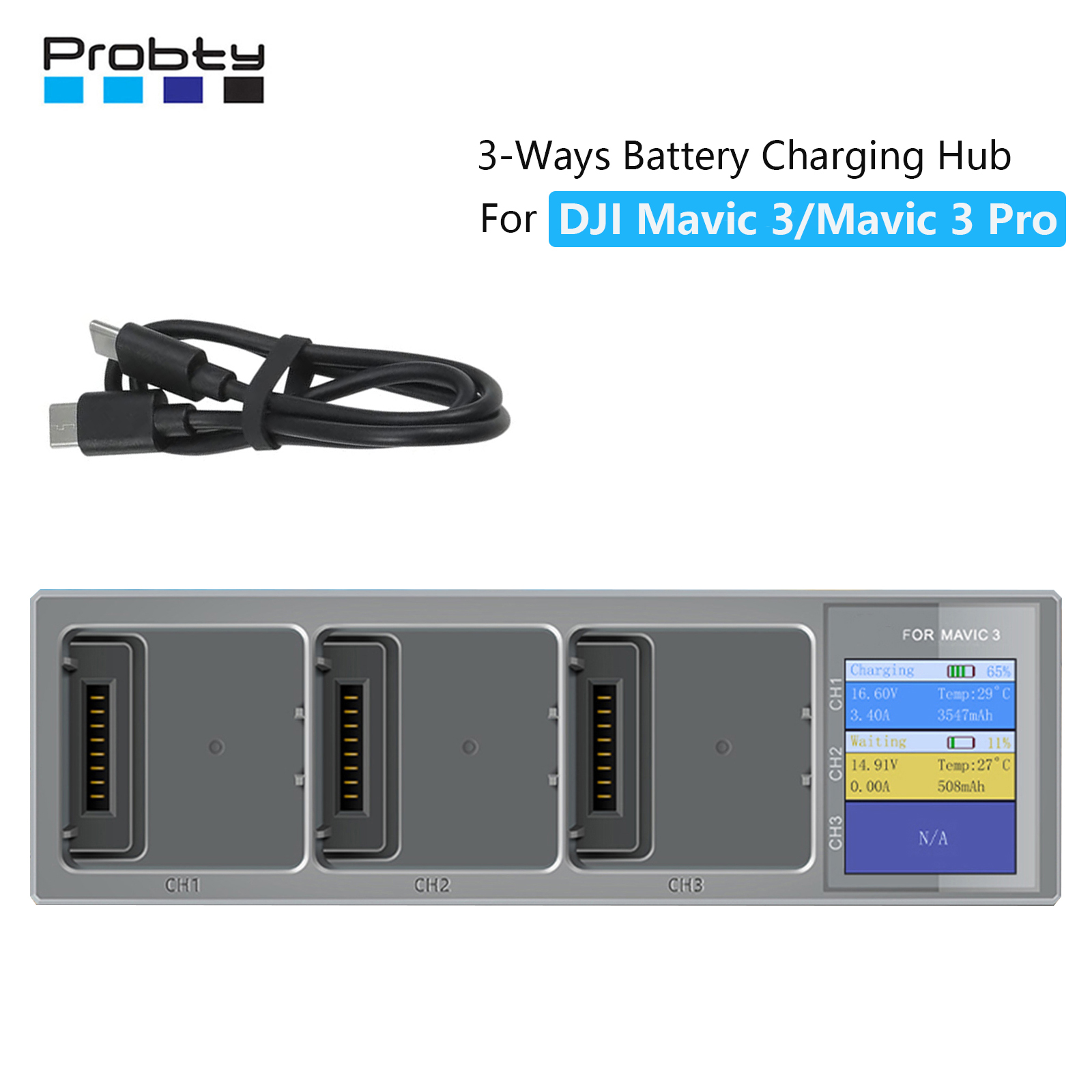 New 3 In 1 Charging Hub for DJ - Drone Power Bank avis et prix