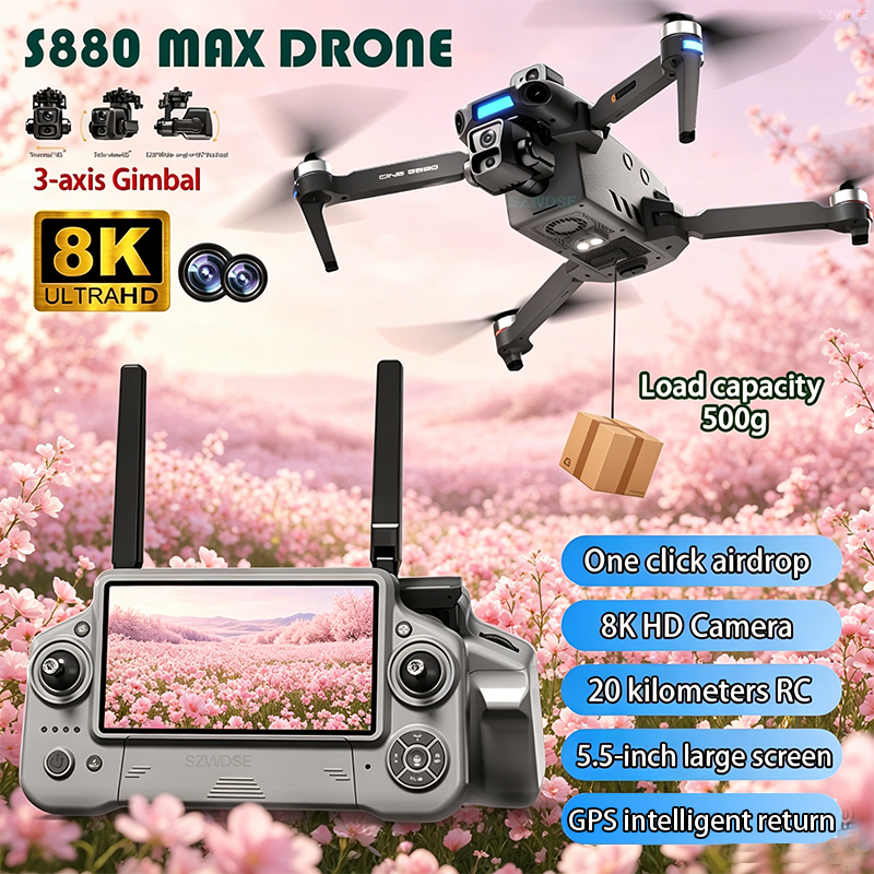 2026 New 8K Dual Camera Drone  - Drone Controller Screen avis et prix