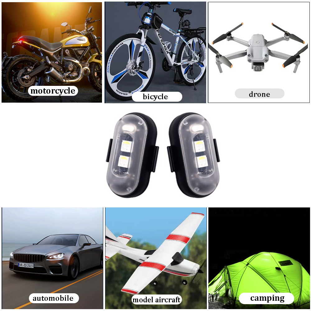 10x 4x 8Colors Wireless LED Dr - Drone Strobe Light avis et prix