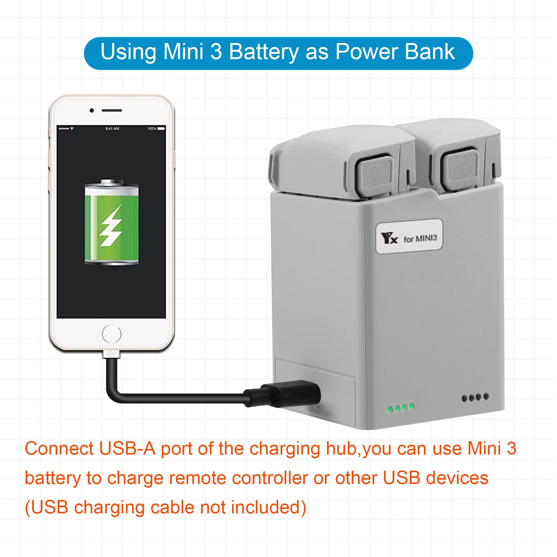 For DJI Mini 3Pro/4Pro Battery - Drone Charging Hub avis et prix