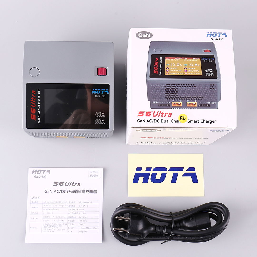 HOTA S6 Ultra Gallium Nitride  - Drone Battery Charger avis et prix