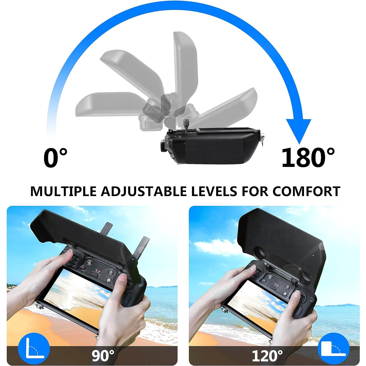 2-in-1 Sun Hood & Joystick Cov - Drone Joystick Cover avis et prix