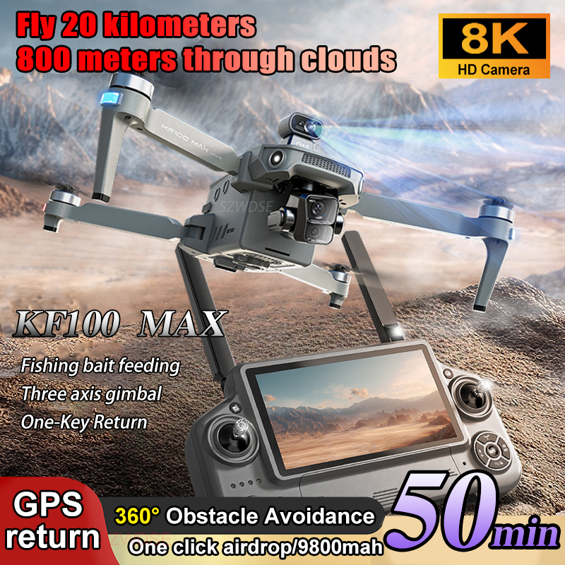 SJRC KF100 MAX 8K UHD Photo HD - Drone Power Bank avis et prix