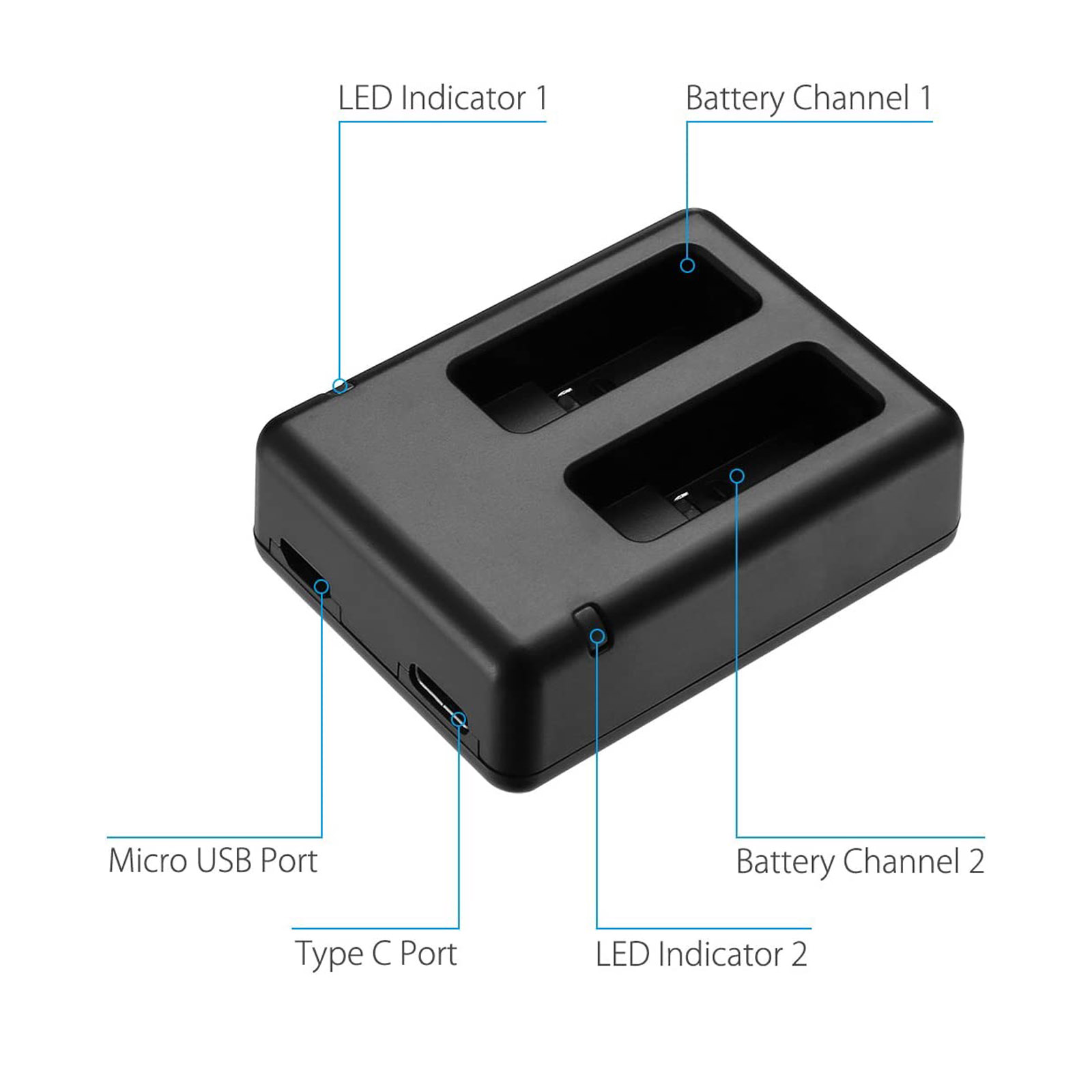 Suitable for GOPRO Hero 5 Char - Drone Battery Charger avis et prix