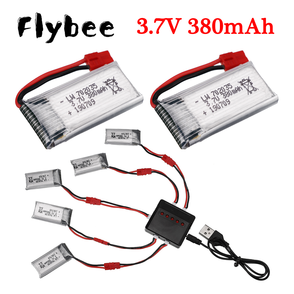 3.7V 380mAh Lipo Battery With  - Drone Battery Charger avis et prix