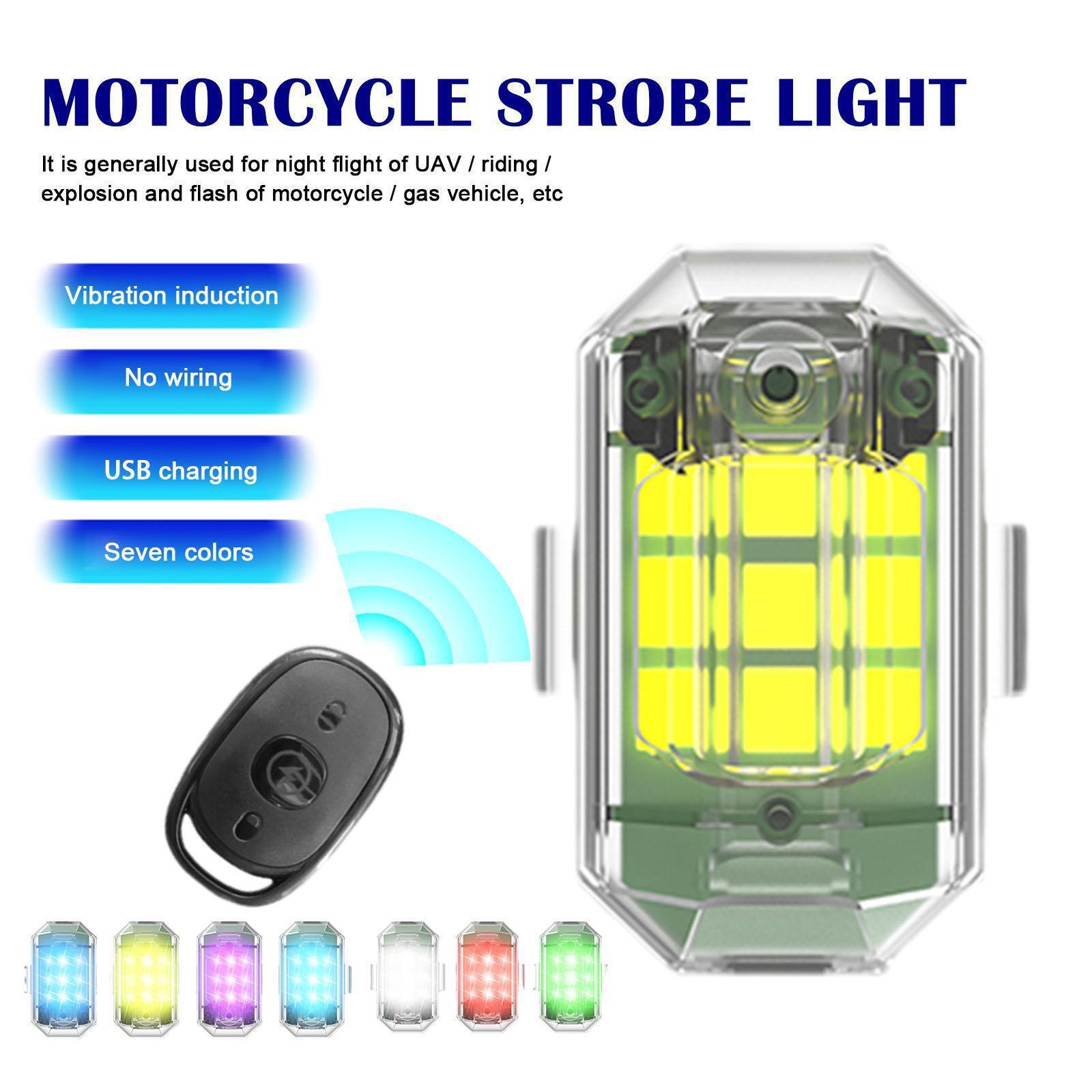 1/2/4Pc Remote Motorcycle Ligh - Drone Strobe Light avis et prix