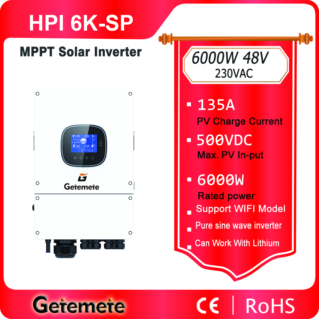 Getemete 6000W 48V 230Vac Pure - Drone Solar Charger avis et prix