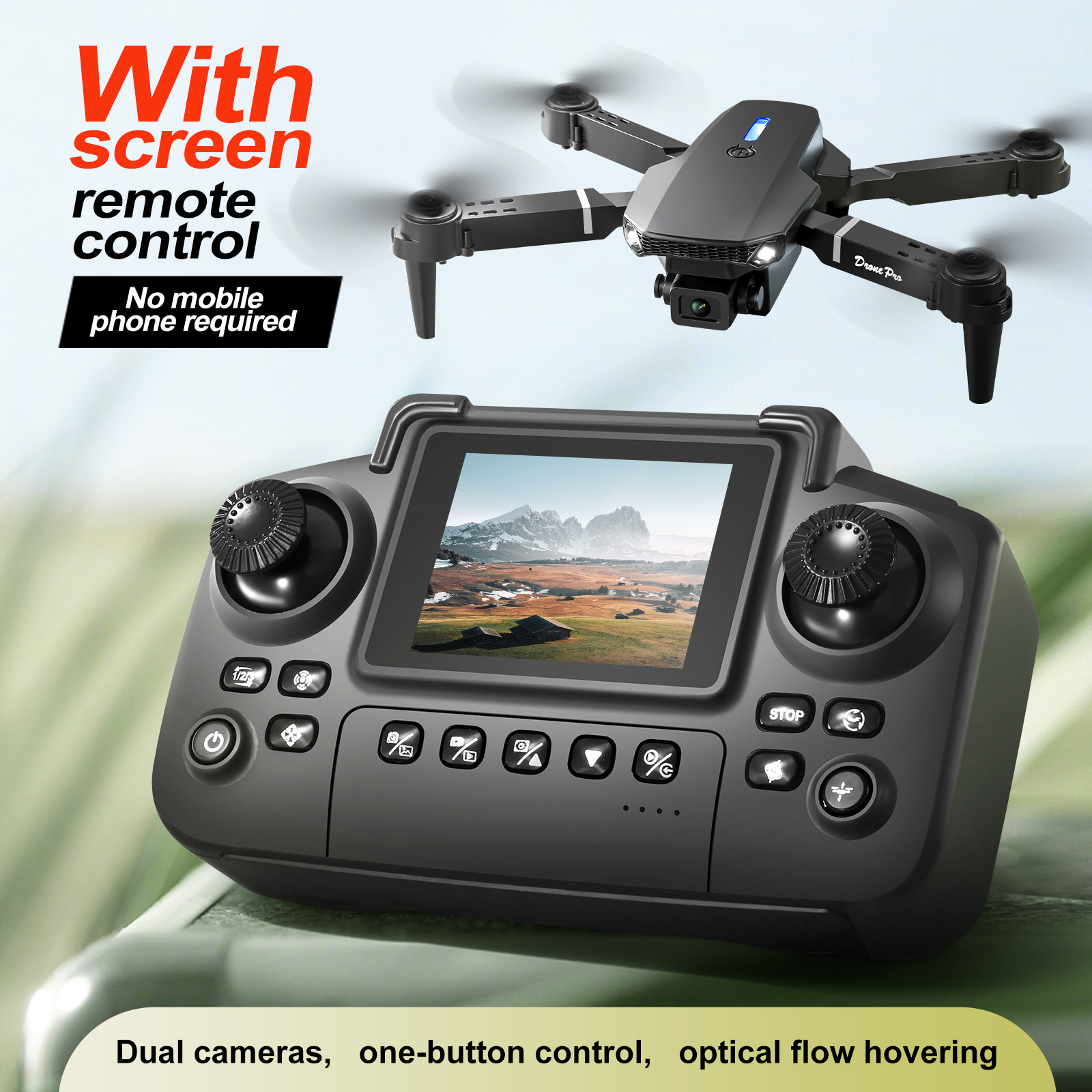 2025 New E88 E99 Upgraded Dron - Drone Controller Screen avis et prix