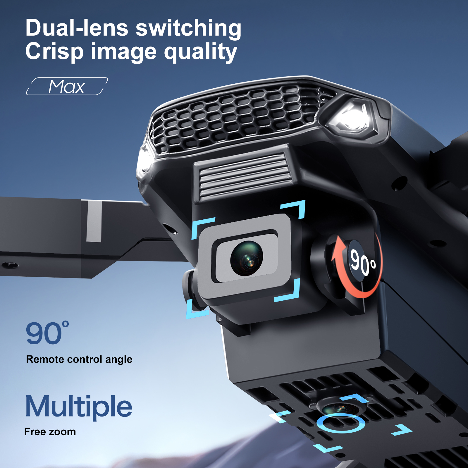 2025 New E88 E99 Upgraded Dron - Drone Controller Screen avis et prix