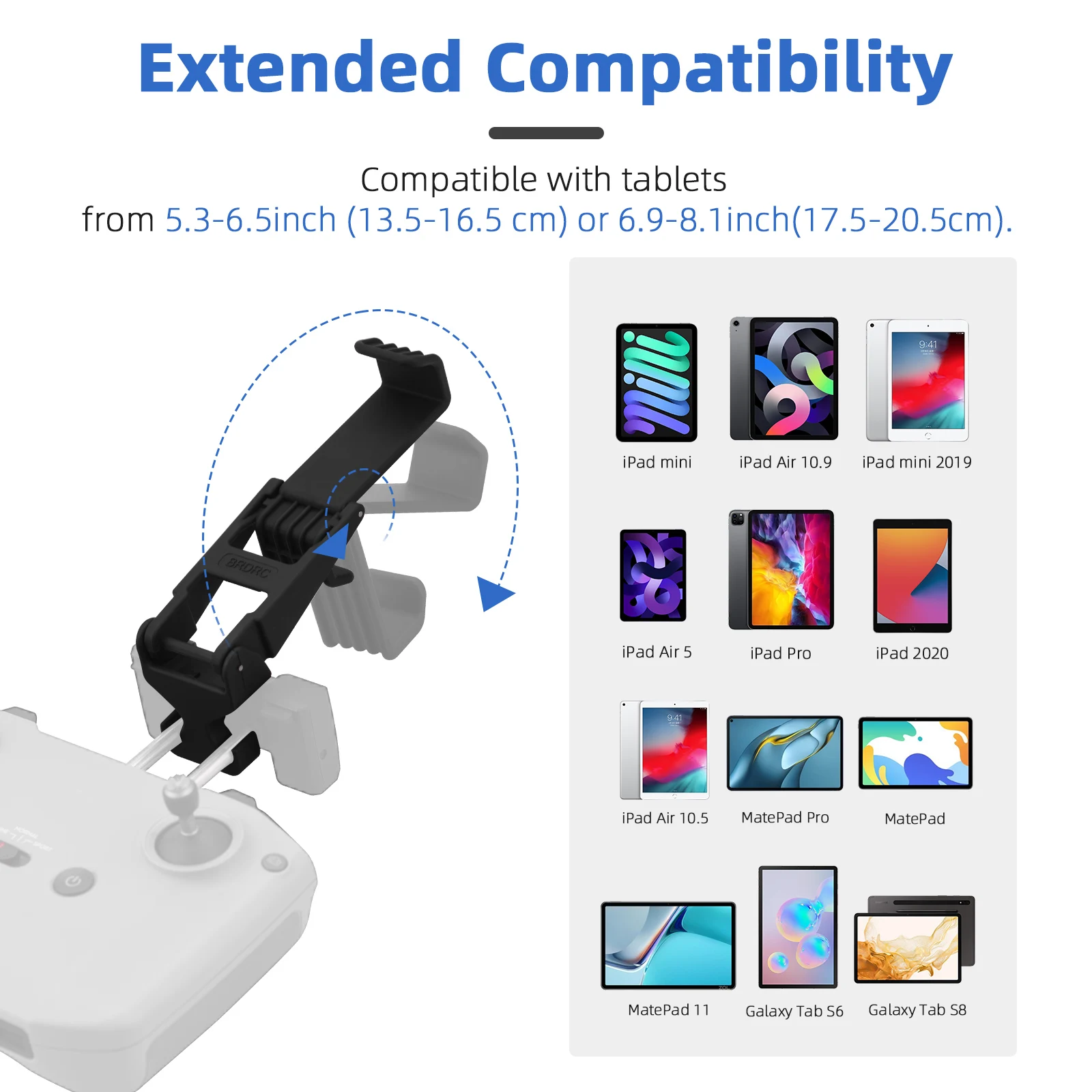 Tablet Extended Bracket Mount  - Drone Tablet Mount avis et prix
