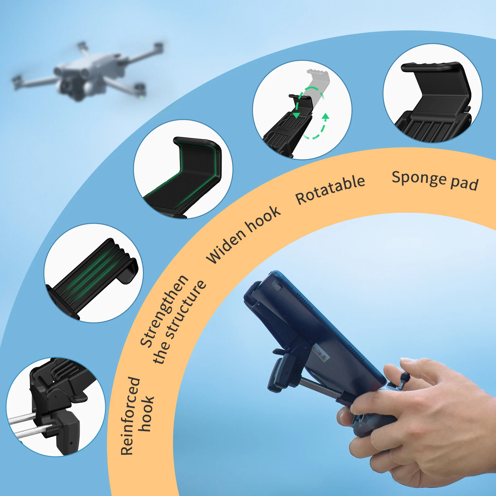 Tablet Extended Bracket Mount  - Drone Tablet Mount avis et prix