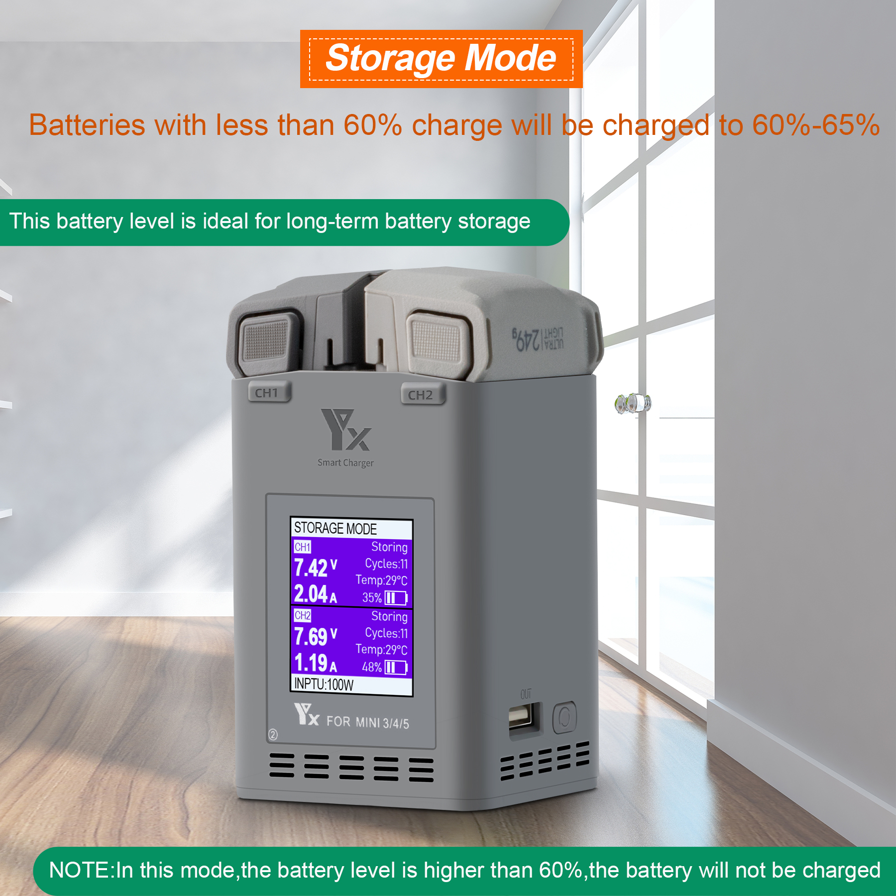 100W Intelligent Battery Charg - Drone Charging Hub avis et prix
