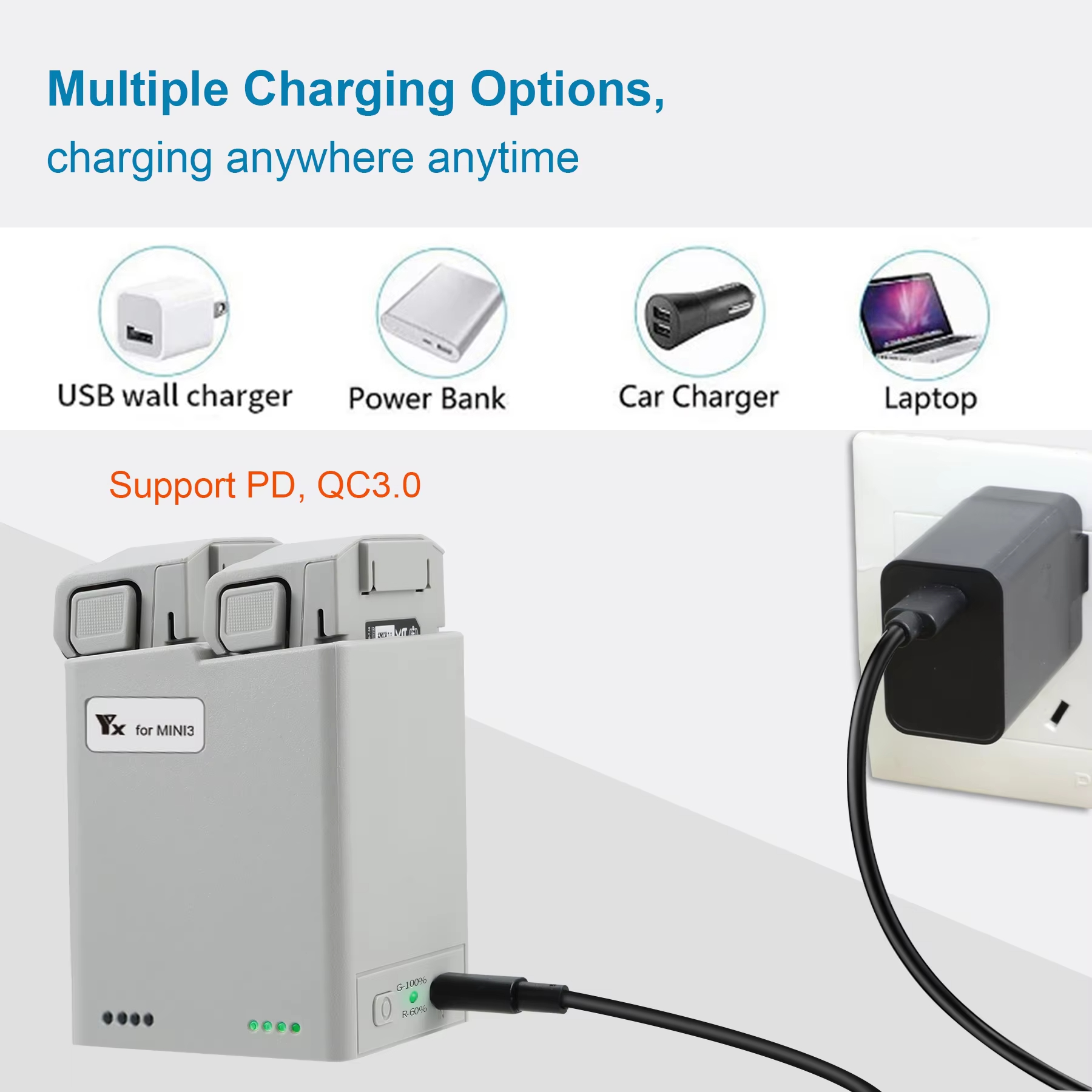 For DJI Mini 3Pro/4Pro Battery - Drone Charging Hub avis et prix