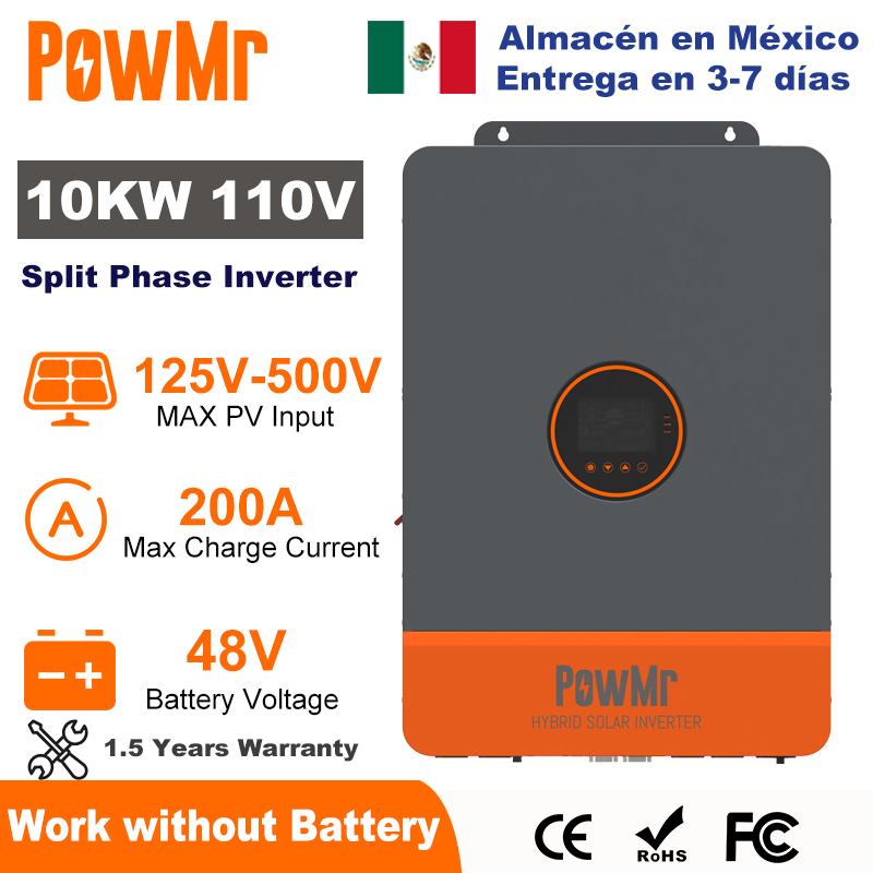 PowMr 10KW Split Phase Inverte - Drone Solar Charger avis et prix