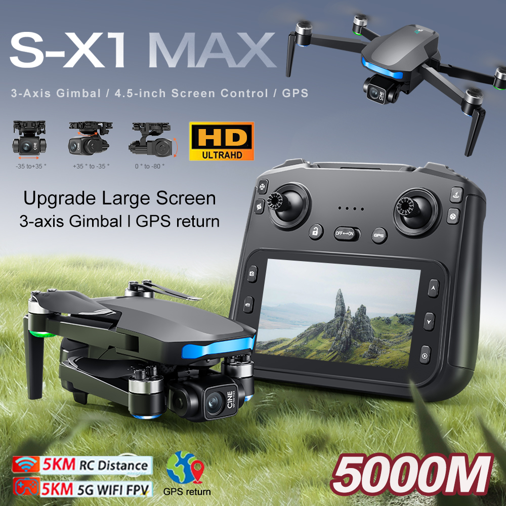 New S-X1 MAX Drone GPS 8K Prof - Drone Power Bank avis et prix