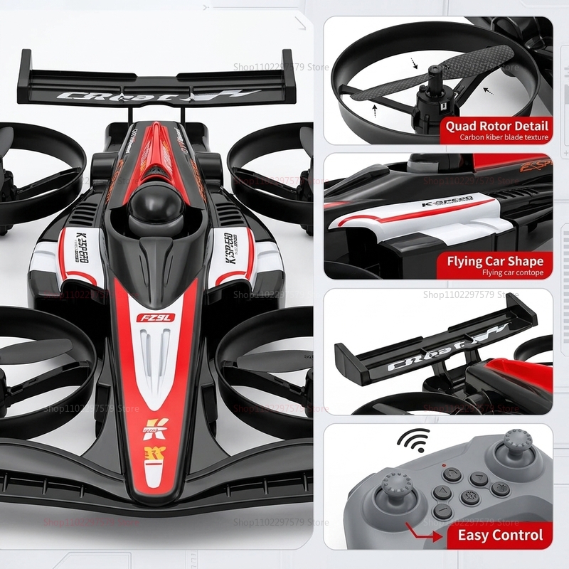 Mini RC Flying Car Transformab - Drone Beacon Light avis et prix