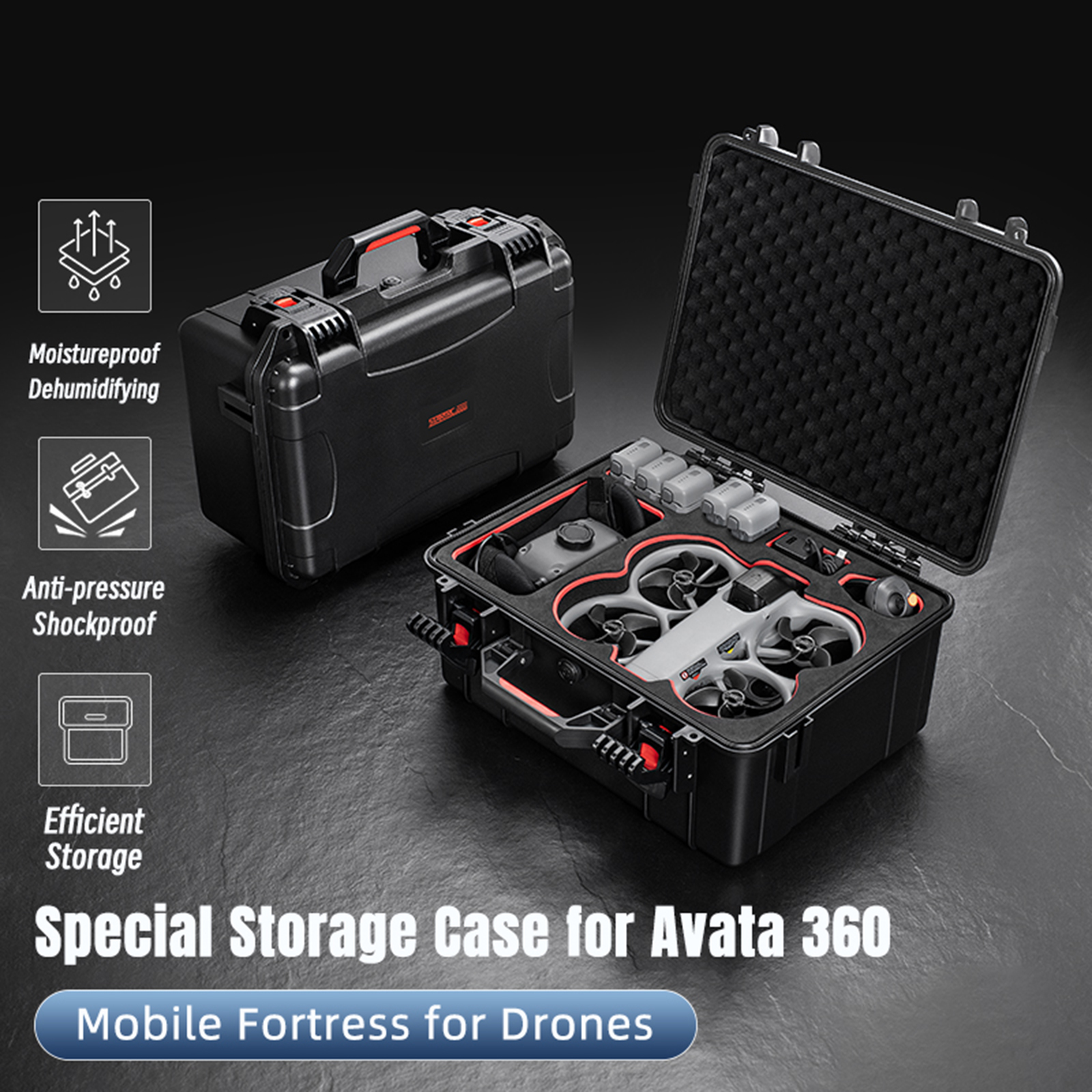 for Avata 360 Drone Accessorie - Drone Hard Shell Case avis et prix